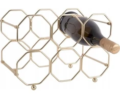 Present Time HONEYCOMB vyno lentyna, skirta 6 buteliams, 31 x 22 x 16,5 cm