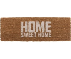 „Present Time HOME SWEET“ kokoso pluošto kilimėlis durims, 75 x 26 x 2 cm