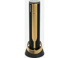 Prestigio Maggiore, smart wine opener, 100% automatic, opens iki 70 bottles without recharging, foil cutter included, premium design, 480mAh battery, Dimensions D 48*H228mm, juodas + auksinis color.