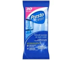 Presto Valymo šluostės + skystis 2in1 langams ir veidrodžiams, 1 pakuotė - 30 vnt.