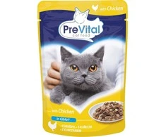Kačių Maistas - PREVITAL Vištiena padaže 100g