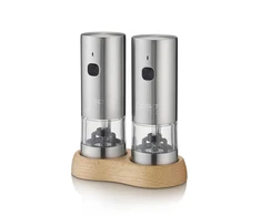 Caso Salt and Pepper Grinder | SpiceDuo | Electric | Housing material Nerūdijantis plienas | Lithium