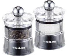 Rinkinys Klausberg pipirų ir druskos malūnėlių rinkinys