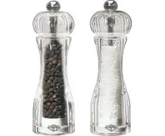 Küchenprofi Toronto - Pepper and Salt Mill with Ceramic Grinding Mechanism 14x4.5 cm Set of 2
