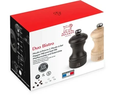 Prieskonių malūnėlis Peugeot Peugeot Bistro Pepper- and Salt Mill Z 10 cm Duo natur+choc
