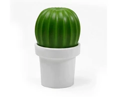 Prieskonių malūnėlis Qualy do soli i pieprzu Tasty Cactus balta ir-žalia (QUA10252WG)