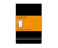 KNYGA Martin Nussbaumer Moleskine Pocket Reporter Ruled Notebook Juodas
