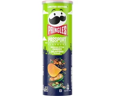 Pringles traškūs meksikietiško stiliaus sūrio ir jalapeno pipirų traškučiai, 165 g
