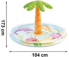 INTEX pripučiamas baseinas vaikams Palma 104x173 cm 56433