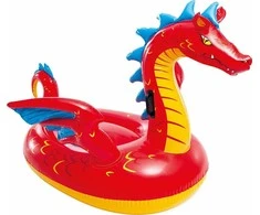 Pripučiamas plaustas INTEX Dragon 198x173cm