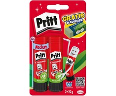 Pritt Klej 2*22g + Gumka retail