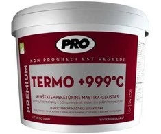PRO Aukštatemperatūrinė mastika-glaistas TERMO +999°C 1,5kg