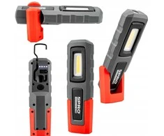PRO LED DIRBTUVIŲ ŽIBINTAS SU BATERIJA 600LM+200LM