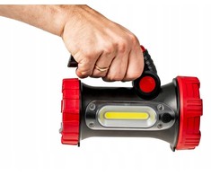 PRO LED Žibintuvėlis su baterija ir judančia rankena 350LM+180LM