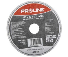 Tarcza T41 nerūdijančio plieno pjovimo diskas, 125x1,2x22a60s proline