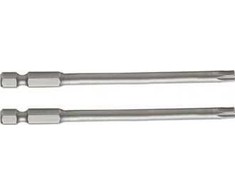 Końcówka 1/4" torx t27 antgalis, ilgis 100 mm, 2 vnt., s2, proline