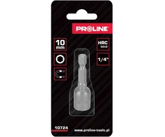 Końcówka Antgalis su magnetiniu dangteliu, 1/4", 6 kampų, 10 mm, 1 vnt. prolino