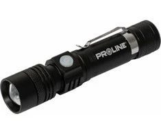 Latarka, Žibintuvėlis, Aliumininis žibintuvėlis, USB-C, 260 lm, priartinimas, 3 apšvietimo režimai, proline