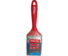 Pędzel, Standartinis plokščias teptukas 60 mm, plastikine rankena, akrilas, prolinas