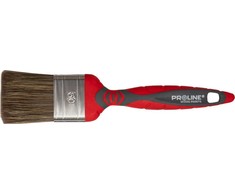 Pędzel, Aukščiausios kokybės plokščias teptukas 40 mm, 2k-tpr rankena, SS, medienai, prolinui