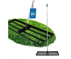 PRO Niwelator Rankinis reljefo lygintuvas 90x30cm, metalinis velenas, sulankstomas 167cm