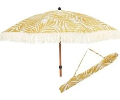 ProBeach Paplūdimio Parasolas 157 cm - Reguliuojamo Aukščio, Sulankstomas