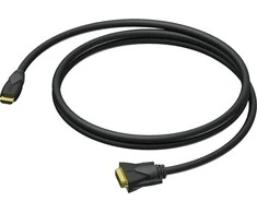 Kabelis Procab HDMI - DVI- D 3m juoda (CLV160 / 3)