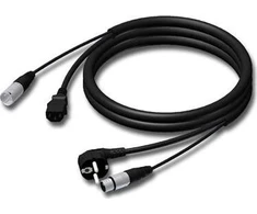 Procab kabelis PROCAB CAB402/20 Schuko vyriškas ir XLR moteriškas - euro galios moteriškas ir XLR kištukas - 3 x 2,5 mm? 20 m