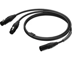 Kabelis Procab XLR - XLR 1.5m juoda (PRA736/1.5)