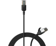 Procab PROCAB CSD560B/3 Plonas tinklo kabelis - CAT6A RJ45 - RJ45 U/UTP, juodos spalvos - 3 m