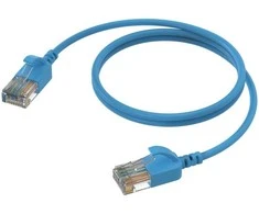 Procab PROCAB CSD560BU/2 Slimline tinklo kabelis - CAT6A RJ45 - RJ45 U/UTP mėlyna versija - 2 m