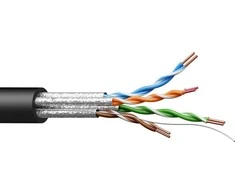 Procab PROCAB CSD570B/10 Slimline tinklo kabelis - CAT7 RJ45 U/FTP juoda versija - 10 metrų