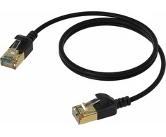 Procab PROCAB CSD570B/1.5 Slimline tinklo kabelis – CAT7 RJ45 U/FTP juoda versija – 1,5 metro