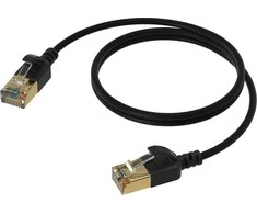 Procab PROCAB CSD570B/5 Slimline tinklo kabelis - CAT7 RJ45 U/FTP juoda versija - 5 metrai