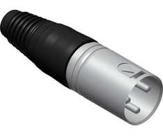 Procab VC3MX-P 3 kontaktų XLR vyriškų mikrofono kištukų rinkinys - 50 vnt