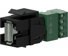 Adapteris USB Procab VCK625 USB-A - 4 pin Juodas (VCK625/B)