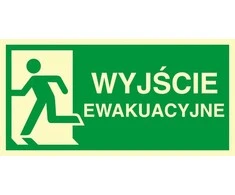 PROCERA AC100CEPS – AVARINIS ŽENKLAS – AVARINIO IŠĖJIMO KRYPTIS – KAIRĖ
