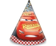 PROCOS Cars 3 gimtadienio kepuraitės - 6 vnt. Universalios