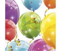 Procos GoDan Serwetki Sparkling Balloons , 33x33 cm, 20 vnt.