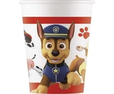 Globos Europe Bv PROCOS Paw Patrol Popieriniai puodeliai - Komanda - talpa 200 ml vieno dydžio