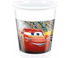 PROCOS Plastikiniai puodeliai Cars 3 200ml 8 vnt.