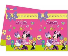 PROCOS Minnie Mouse širdelės formos gimtadienio staltiesė - 120x180 cm - 1 vnt. universalus