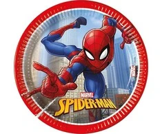 PROCOS Popieriaus plokštės 20cm 8 vnt Spiderman