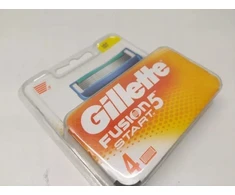 Procter GILLETTE Fusion5 Start Peiliukai keičiami skustuvo priedai vyrams 1 pak. - 4 vnt.