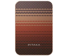 Pitaka Piniginė-išorinė baterija Qi2, saulėlydžio spalvos