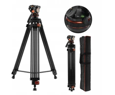 Profesionalus vaizdo trikojis filmavimui K&amp;F skysto tipo galvutė 192 cm / KF09.147