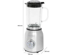 Profi Cook ProfiCook 501207 mixer Stand mixer 1200 W Nerūdijantis plienas