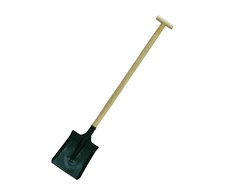 Profix Kastuvas, Anglies pluošto kastuvas 240 * 315 mm su medine rankena, ilgis 115 cm
