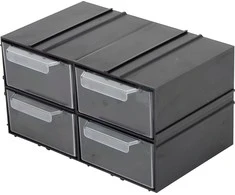 Profix Plastikinė dėžutė / spintelė su 4 stalčiais
