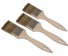 Profix Pędzle Angliški teptukai, 3 vnt. rinkinys (24, 36, 90 mm)